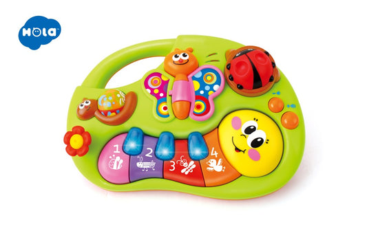 Pianina animalutelor vesele cu lumini si sunete - Gabcom