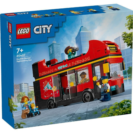 LEGO City Autobuz turistic rosu cu etaj(60407) - Gabcom