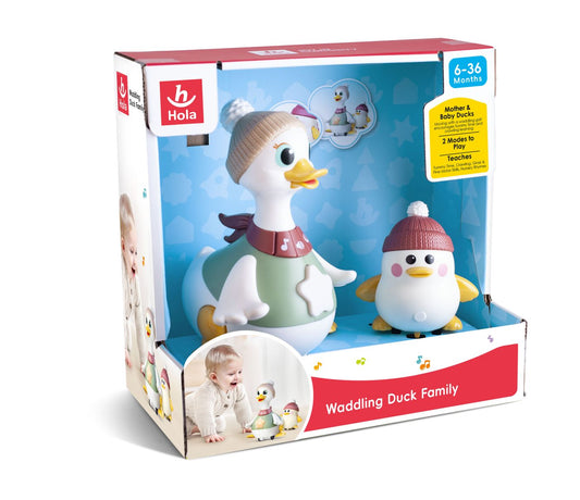 Jucarie interactiva cu mama si pui de rata - Gabcom