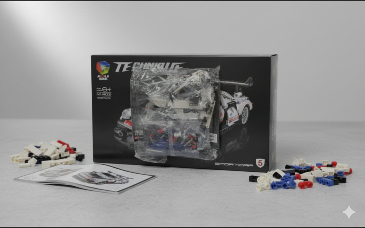 Blocuri de Construcție Mașină Sport de Curse, Tip Technic, 450 Piese, Tip Lego Porsche 911 GT3 RS