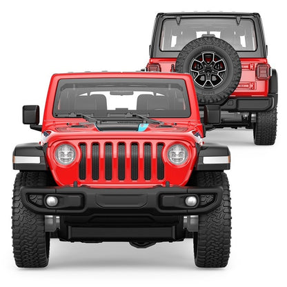 Masinuta metalica Jeep Wrangler Rubicon 4xe, scara 1 la 24