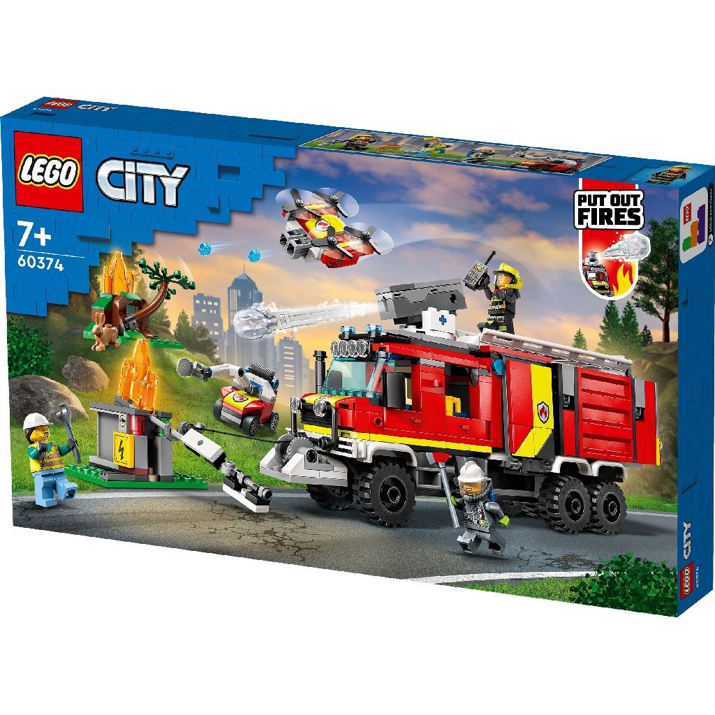 LEGO® City Masina unitatii de pompieri (60374) - Gabcom