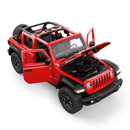 Masinuta metalica Jeep Wrangler Rubicon 4xe, scara 1 la 24