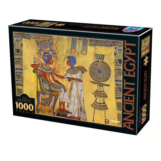 Puzzle adulți 1000 Piese – Egiptul Antic Tutankhamon și Ankhesenamun - Gabcom