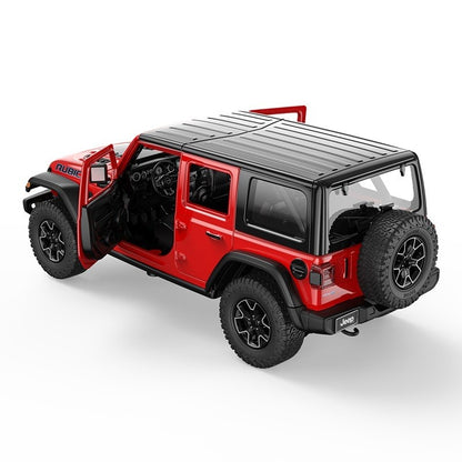 Masinuta metalica Jeep Wrangler Rubicon 4xe, scara 1 la 24