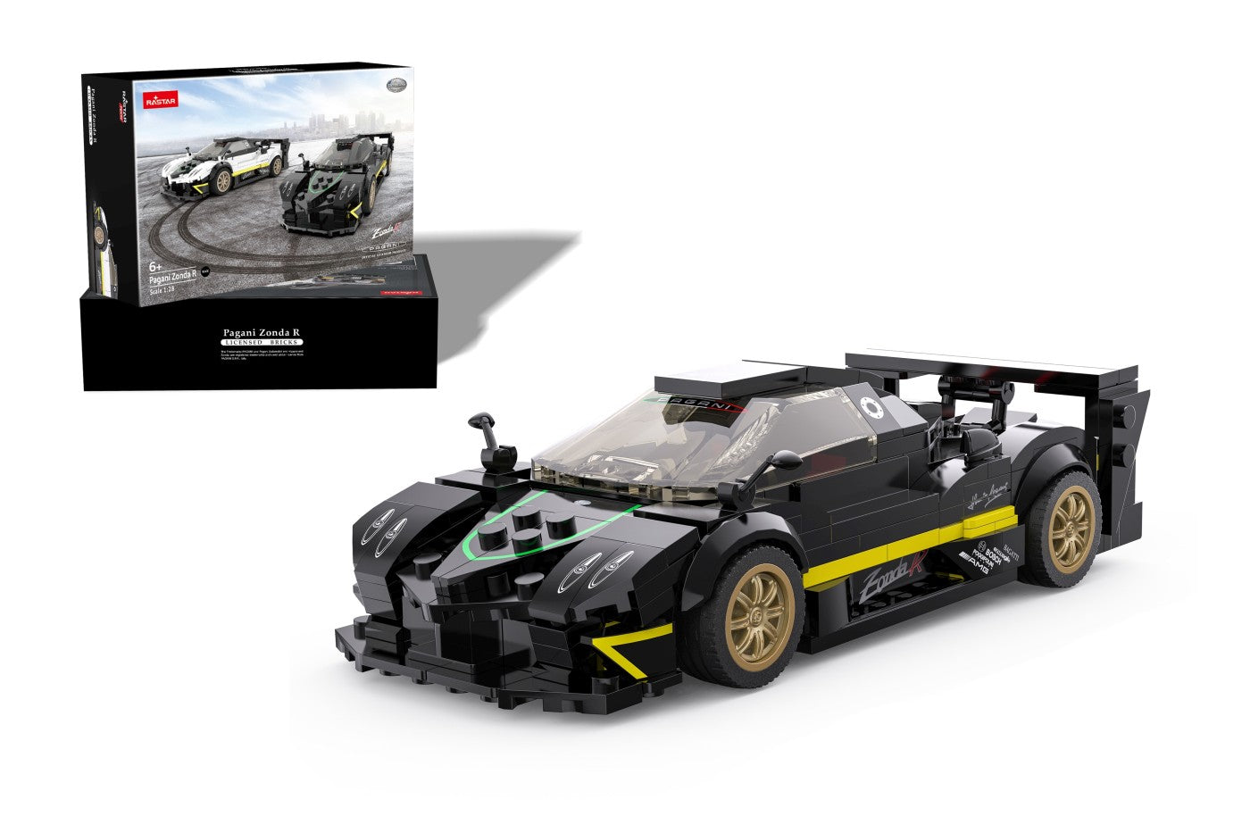 Pagani Zonda R negru de la Rastar