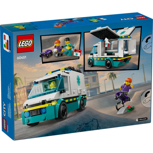 LEGO® City Ambulanta de urgente (60451) - Gabcom