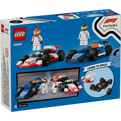 LEGO® City Masini de curse F1 Williams Racing si Haas F1(60464) - Gabcom