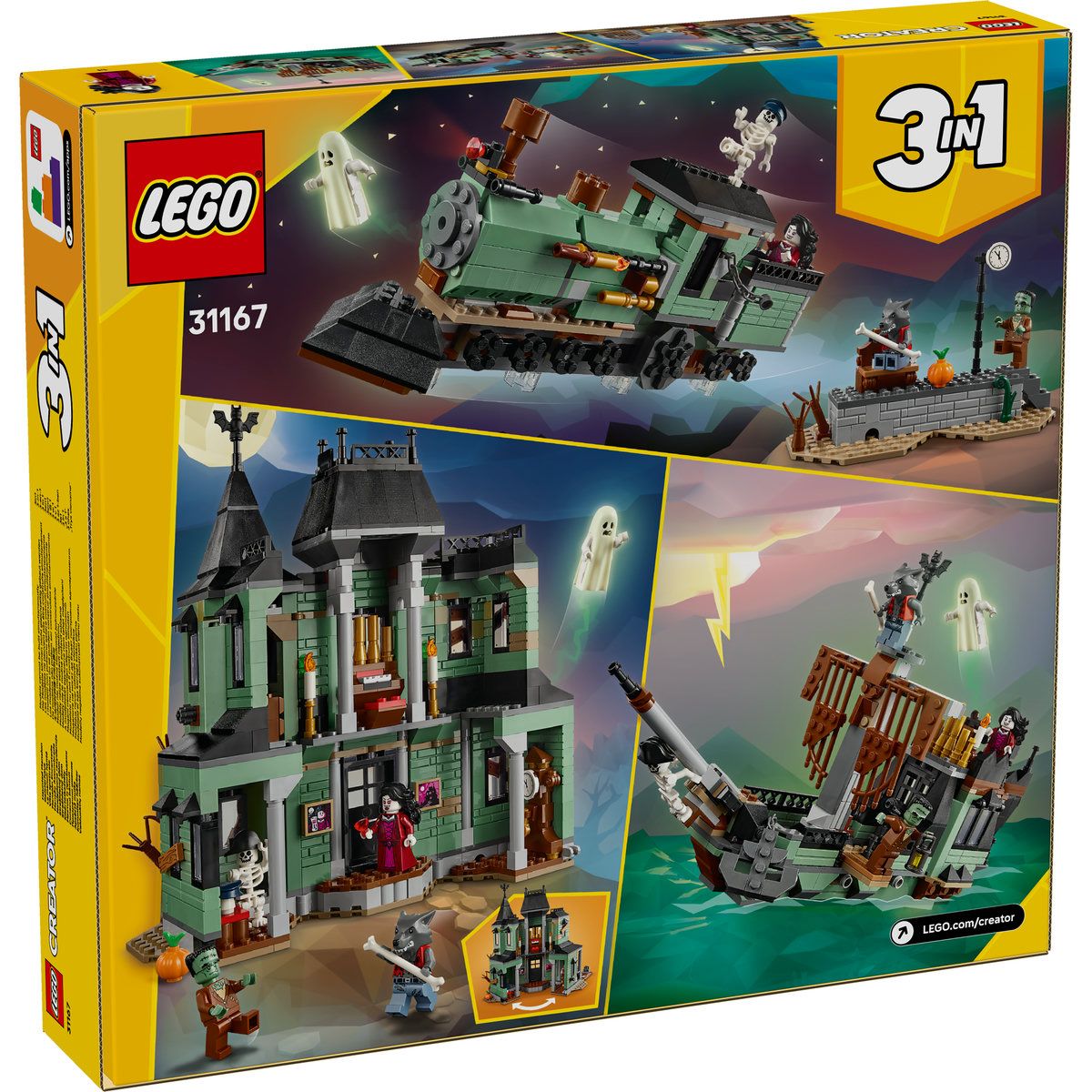 LEGO Creator 3in1 Conacul bantuit (31167) - Gabcom