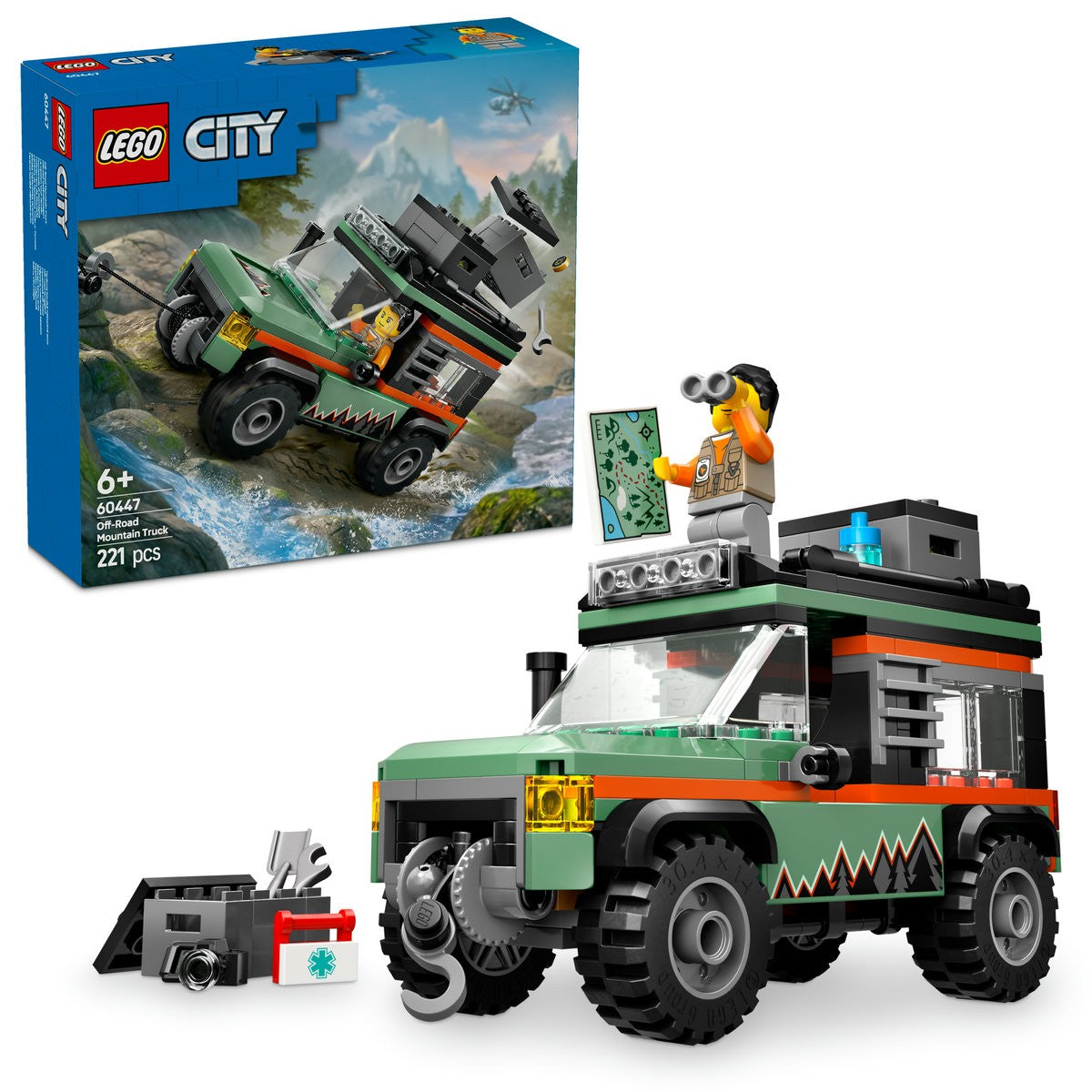 LEGO® City Camioneta 4x4 off-road (60447) - Gabcom