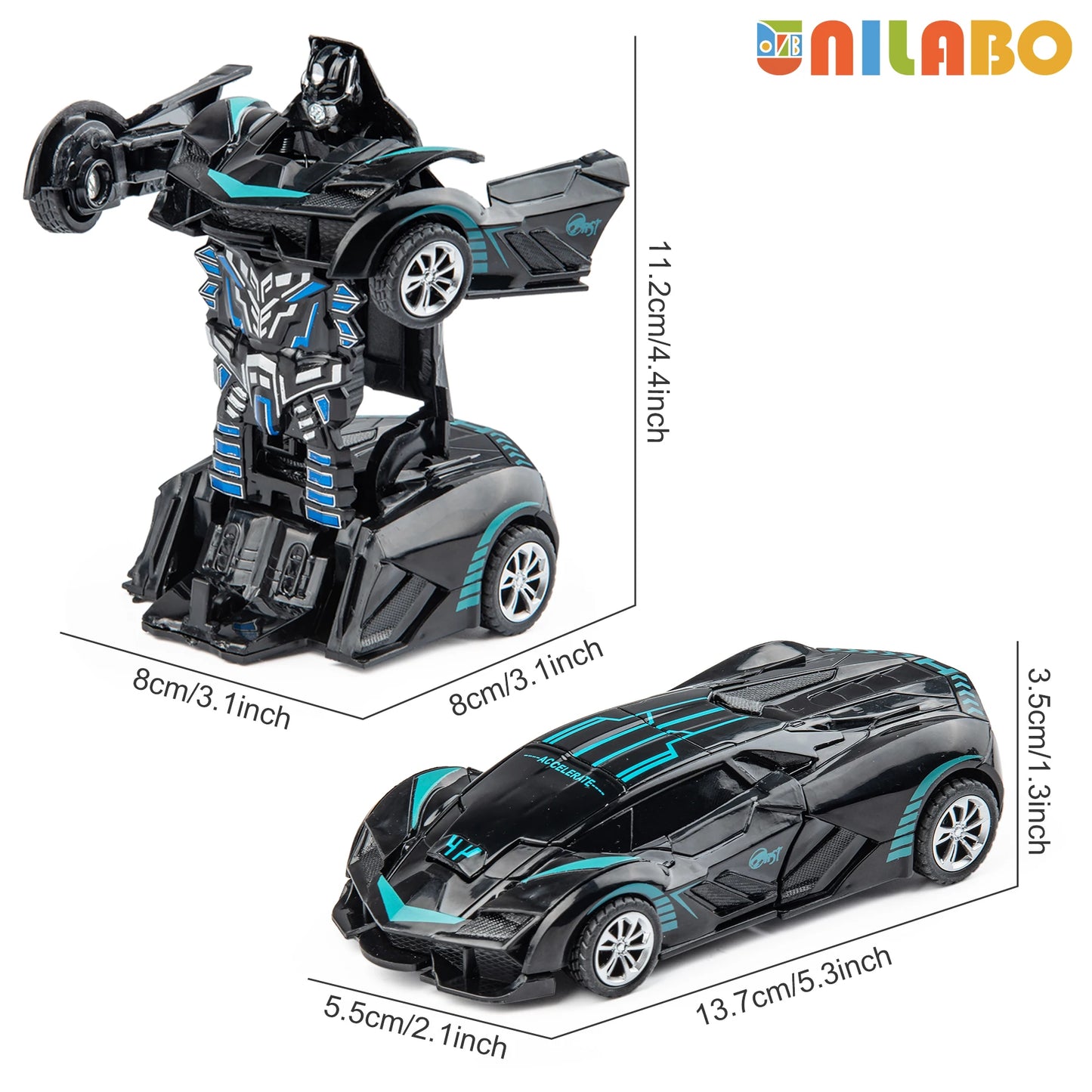 Transformable Robot Sports Car Toys
