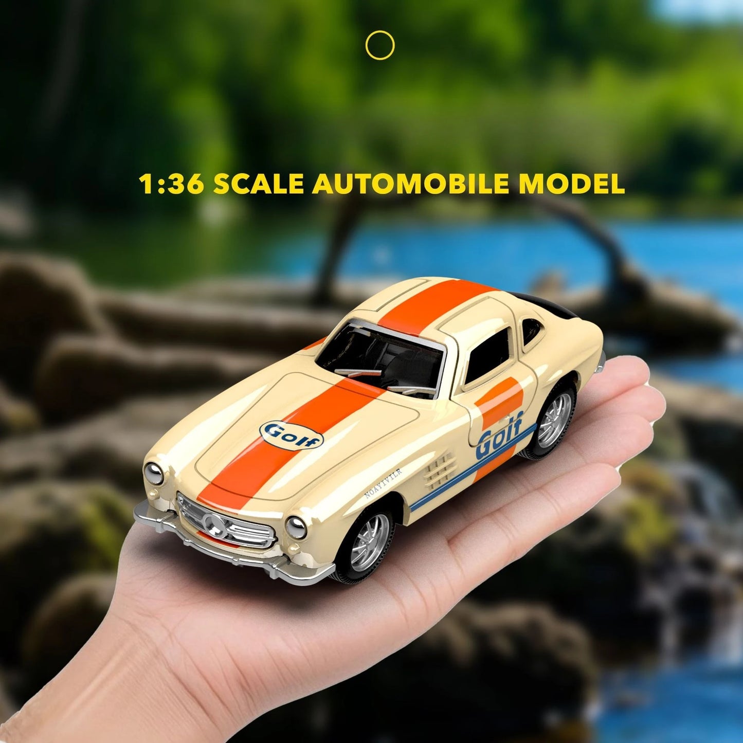 1:32 300SL Vintage car Alloy Car Model Diecasts Metal Toy