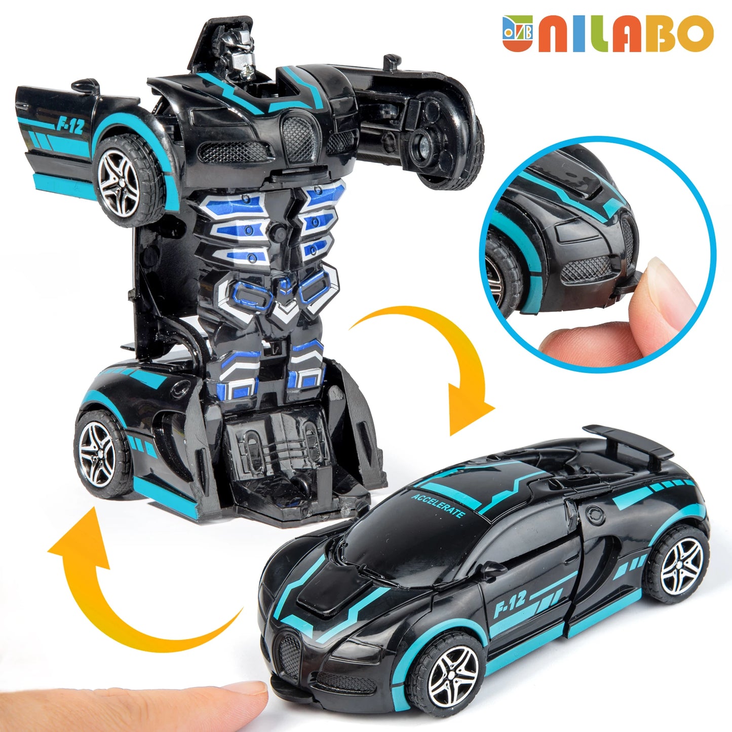 Transformable Robot Sports Car Toys