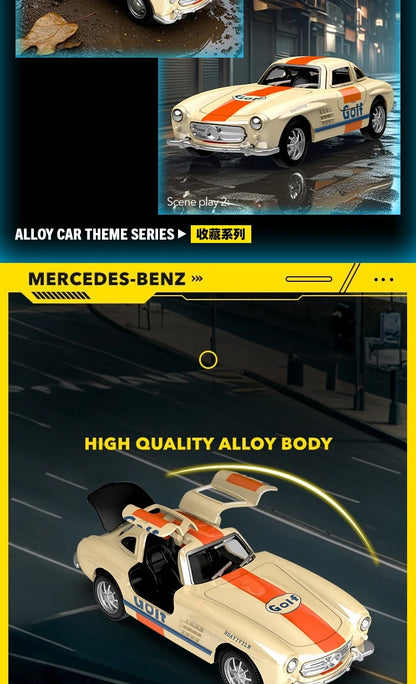 1:32 300SL Vintage car Alloy Car Model Diecasts Metal Toy