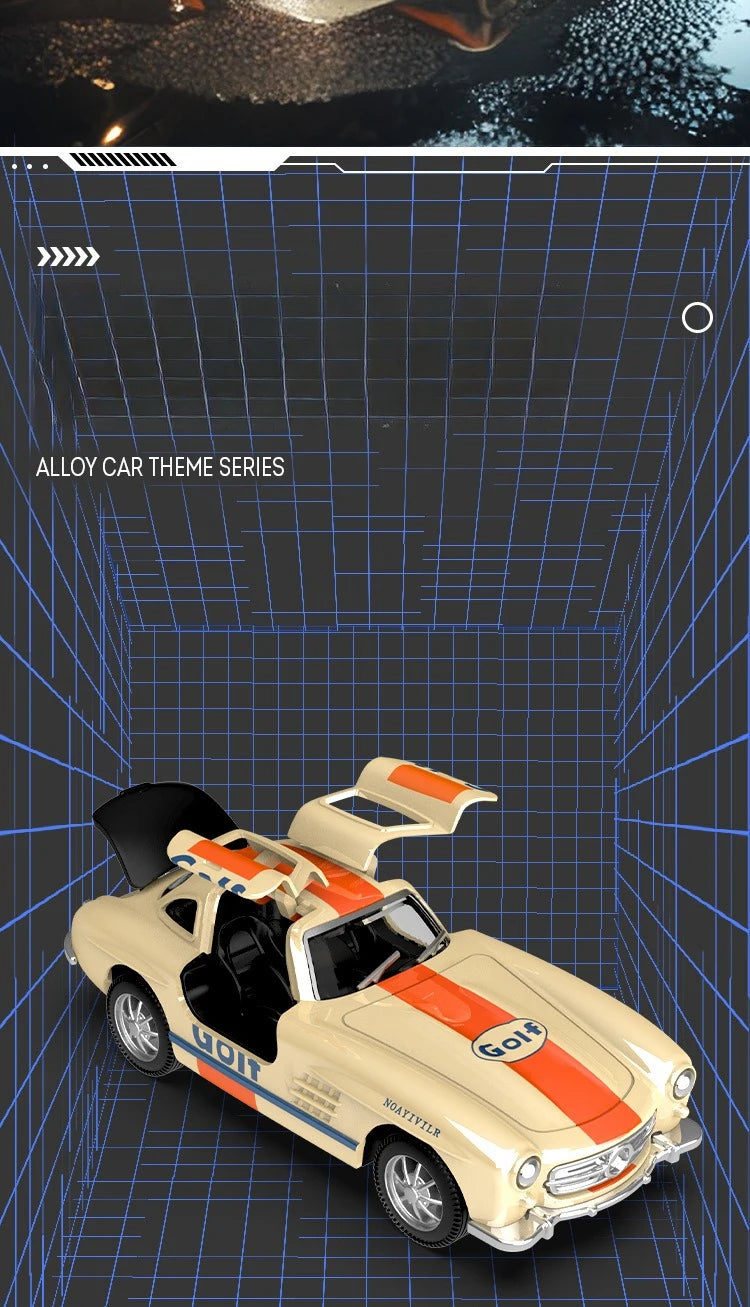 1:32 300SL Vintage car Alloy Car Model Diecasts Metal Toy