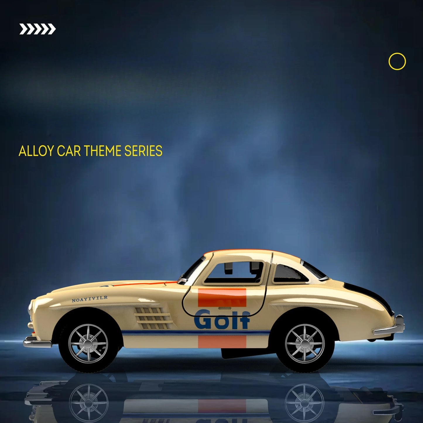 1:32 300SL Vintage car Alloy Car Model Diecasts Metal Toy