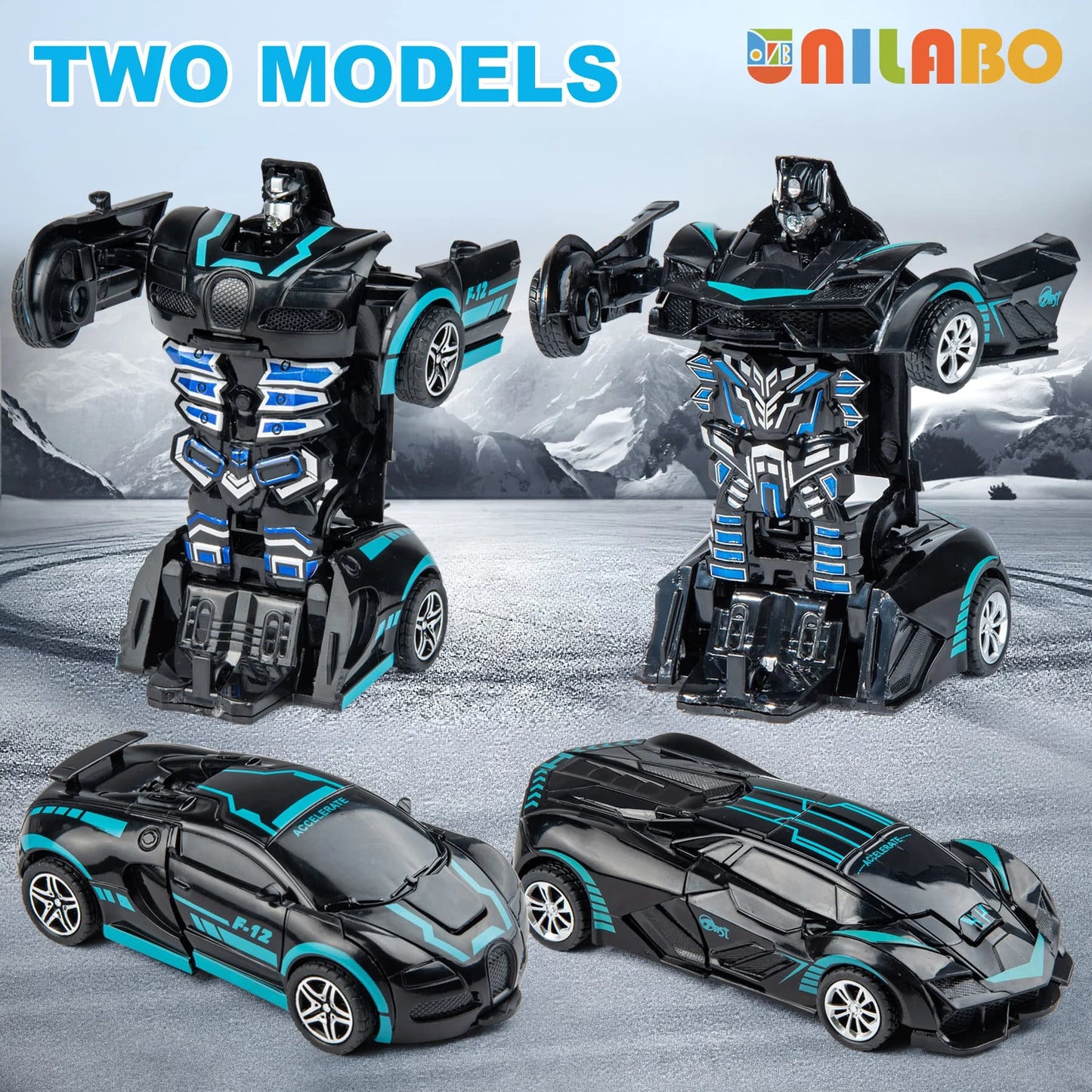 Transformable Robot Sports Car Toys