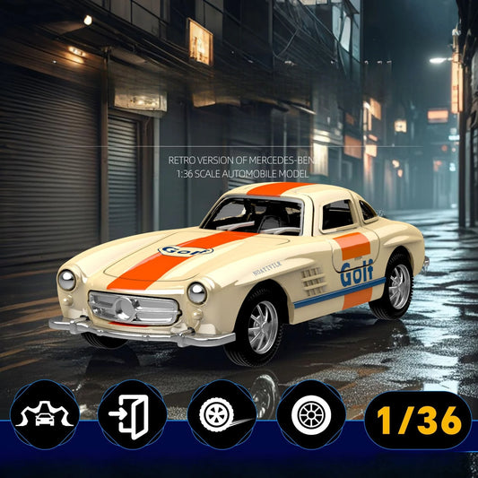 1:32 300SL Vintage car Alloy Car Model Diecasts Metal Toy