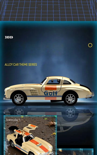 1:32 300SL Vintage car Alloy Car Model Diecasts Metal Toy