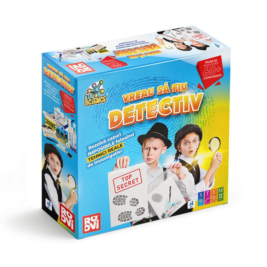 Joc Vreau să fiu Detectiv – Joc educativ EduScience - Gabcom