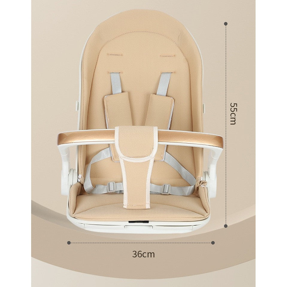 Carucior Sport 3in1, 6-36 Luni, Reversibil, Pliabil, Tavita pentru Masa, Pozitie de Somn, Centura de Siguranta, Roti 360, Suport Pahar, Copertina pentru Soare, 32x63x95cm, Alb, Model Ursulet - Gabcom