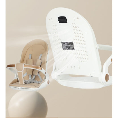 Carucior Sport 3in1, 6-36 Luni, Reversibil, Pliabil, Tavita pentru Masa, Pozitie de Somn, Centura de Siguranta, Roti 360, Suport Pahar, Copertina pentru Soare, 32x63x95cm, Alb, Model Ursulet - Gabcom