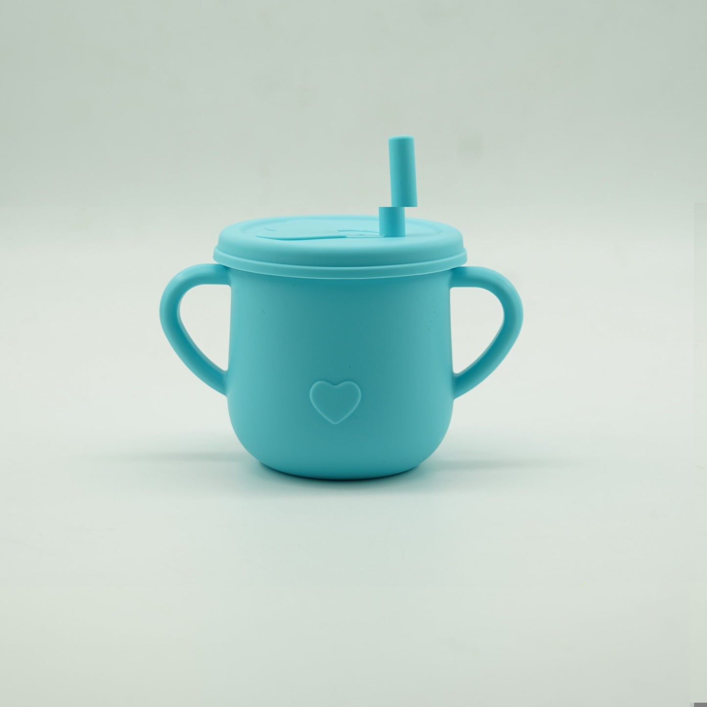 Set 5 piese diversificare bebelusi si copii din silicon , baveta, farfurie compartimentata cu ventuza, bol cu ventuza, tacamuri, fara alergeni, albastru - Gabcom